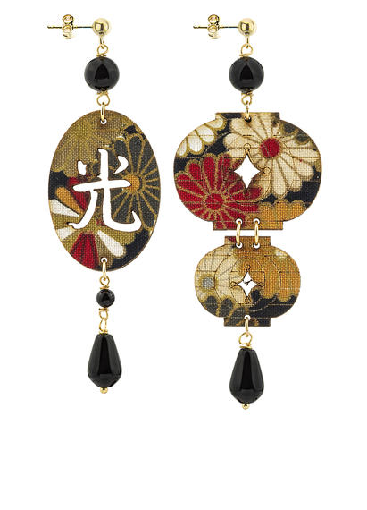 black-shaded-silk-lantern-earrings